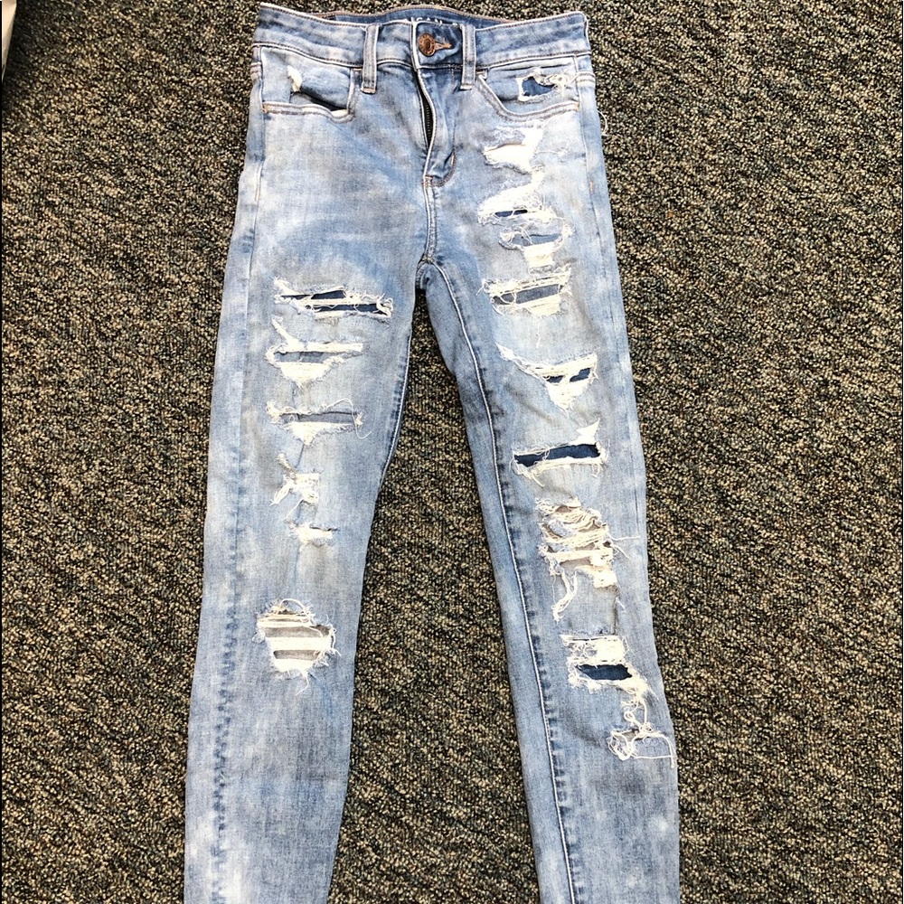 American Eagle Distressed Jeans Sz 0